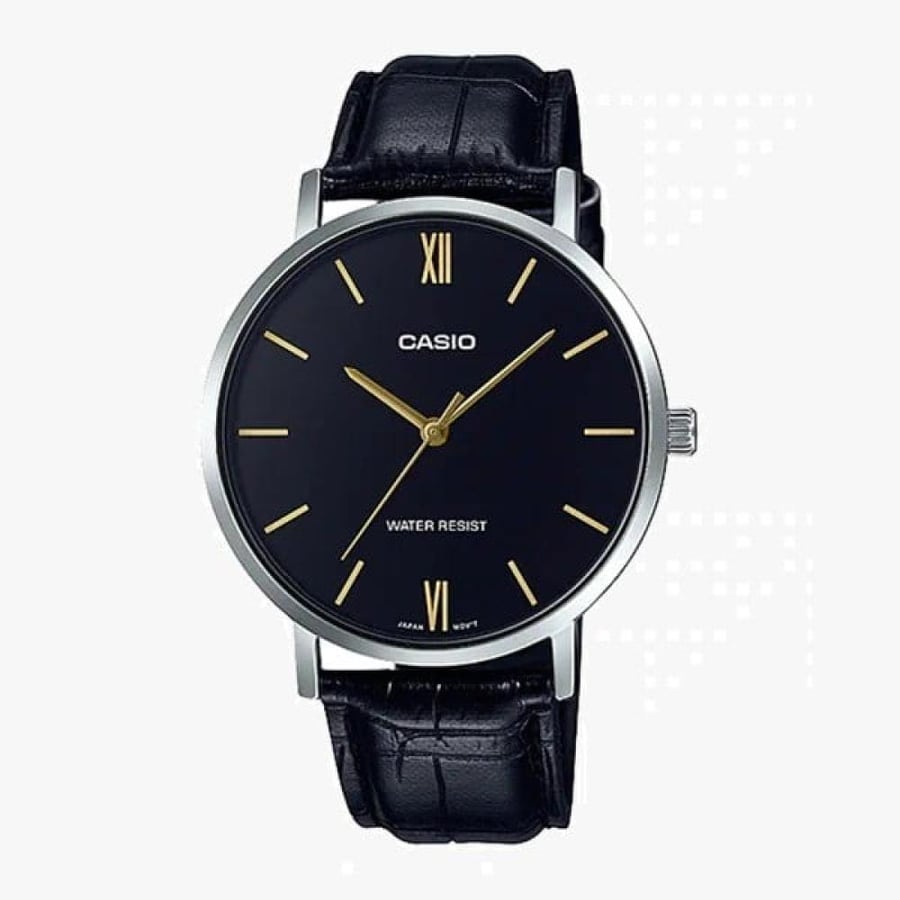 صورة ساعة كاسيو جلد نسائي CASIO Analog Women Formal Watch LTP VT01L 1BUDF