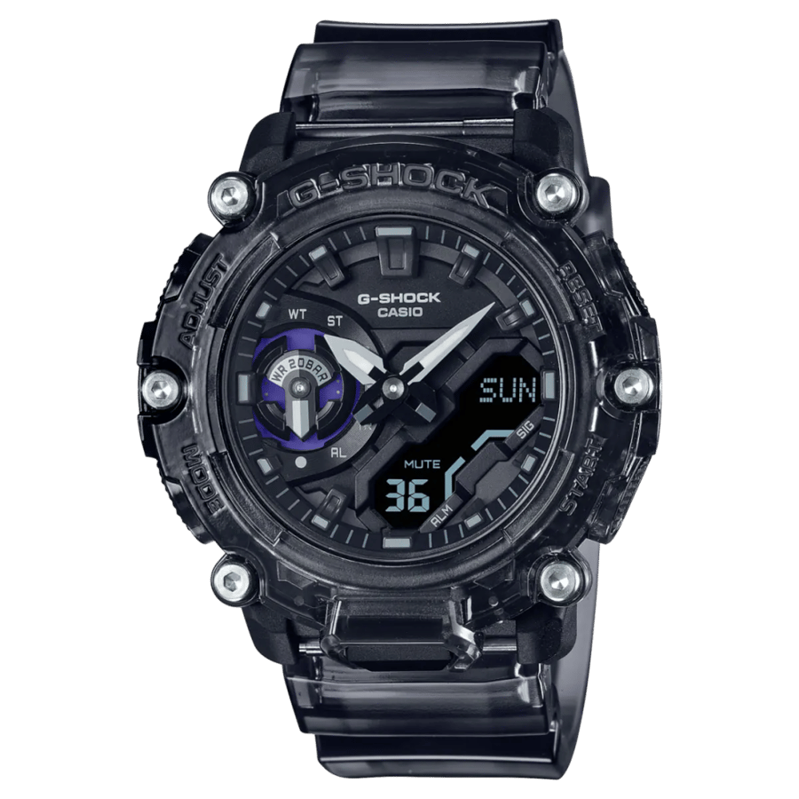 ساعة جي شاك كاسيو رمادي GA-2200SKL-8A
