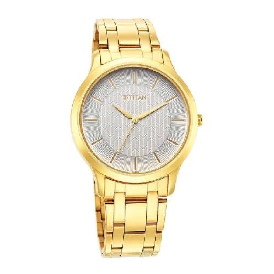 ساعة تيتان رجالي أبيض Watch-1825YM06