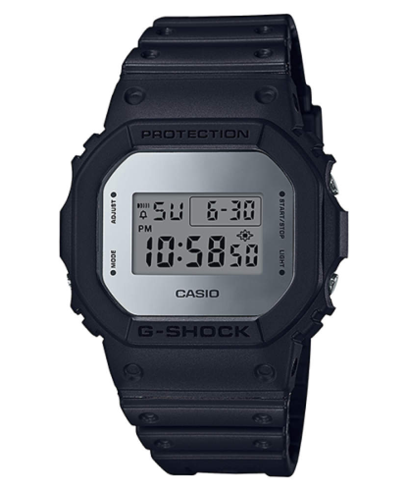 ساعة جي شوك DW-5600BBMA-1 ميرور أسود