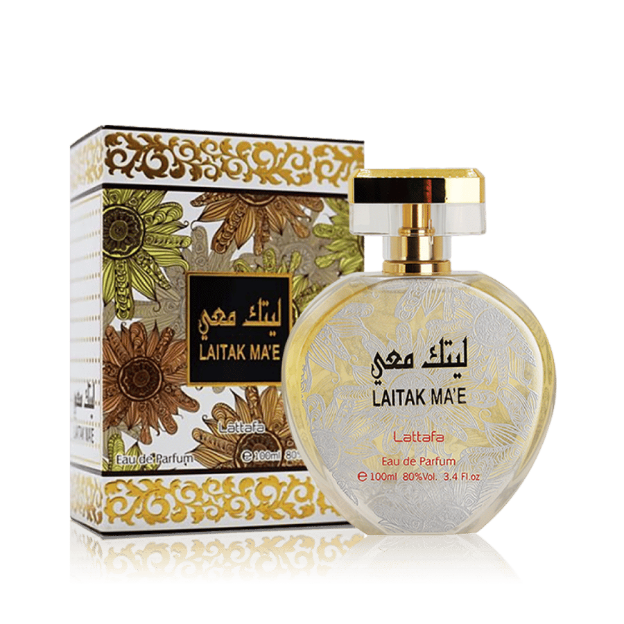 زجاجة عطر لطافة ليتك معي أو دو برفيوم 100 مل بتصميم فاخر وأنيق