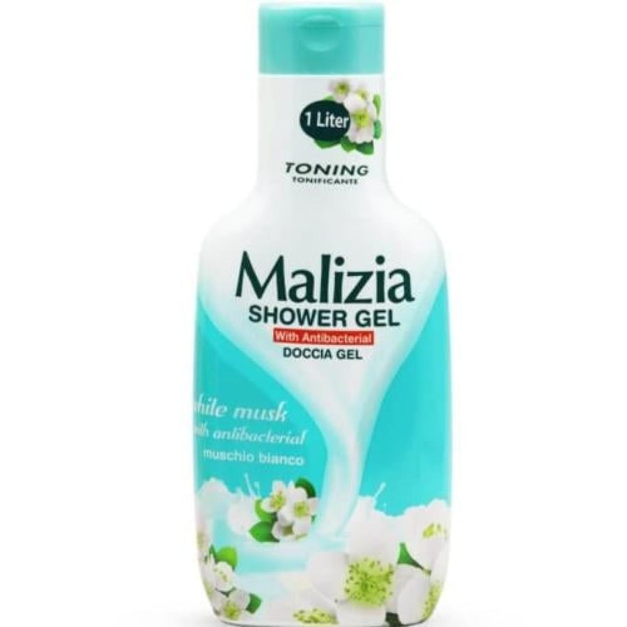 ماليزيا جل سائل للاستحمام بالمسك الأبيض 1000 مل Malizia