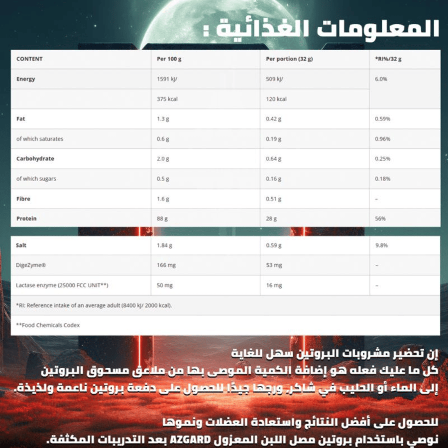 ازجارد ايزوليت اسرع امتصاص وانقى بروتين 2 كيلو