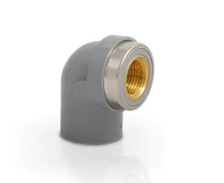 كوع سن داخلي نحاس 0.50×0.75 بوصة رمادي حار ضغط 80