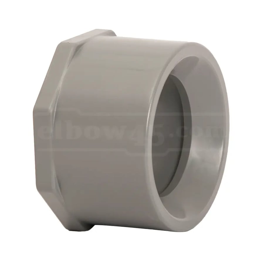 نقاص بلاستيك 0.75×1.25 بوصة رمادي حار ضغط 80