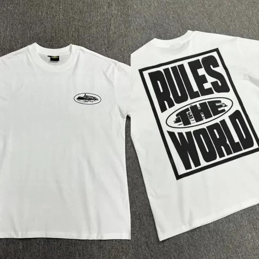 Corteiz T-shirt . Rules the world