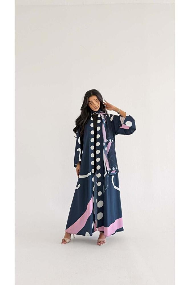 AYA MWT1096 - عباية طباعة | Printed Abaya
