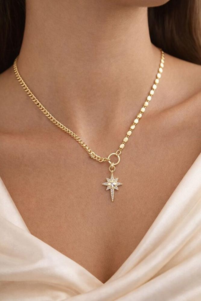 Accessories قلادة هاي أورورا سباركلي ستار
