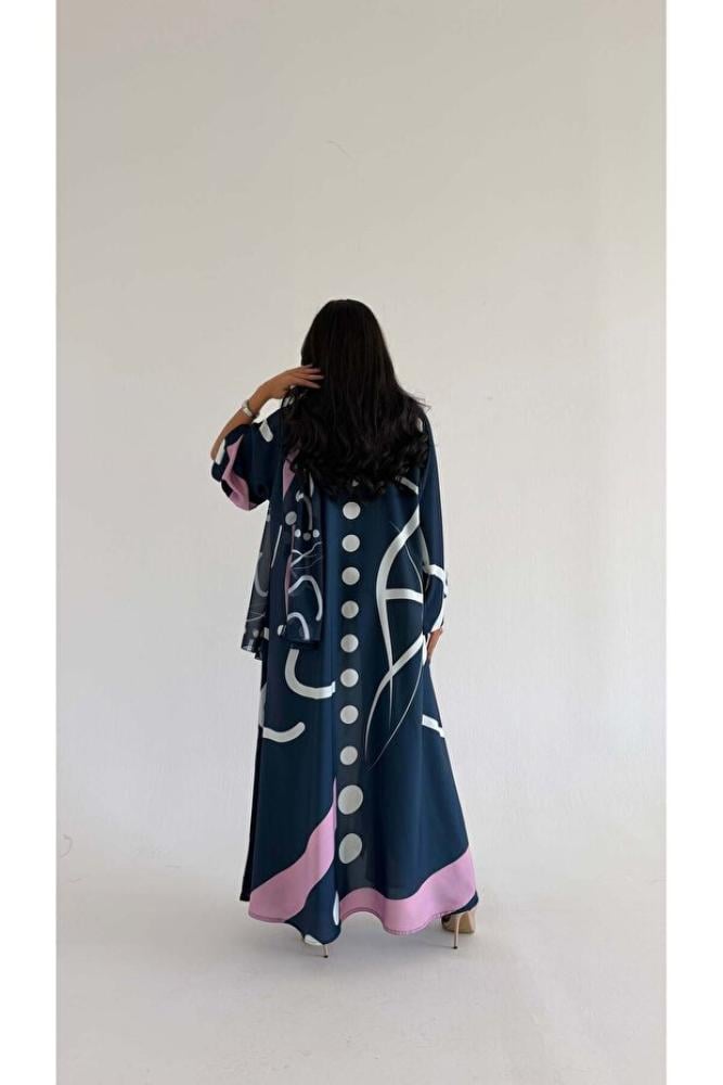 AYA MWT1096 - عباية طباعة | Printed Abaya