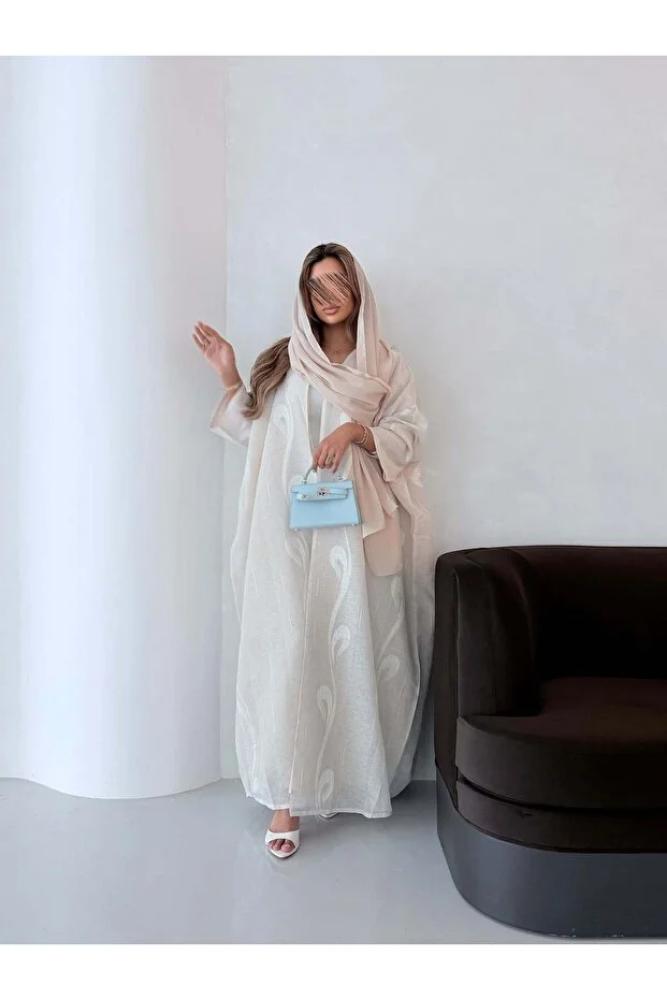AYA قماش كتان بيج MWT5104 مع بطانة