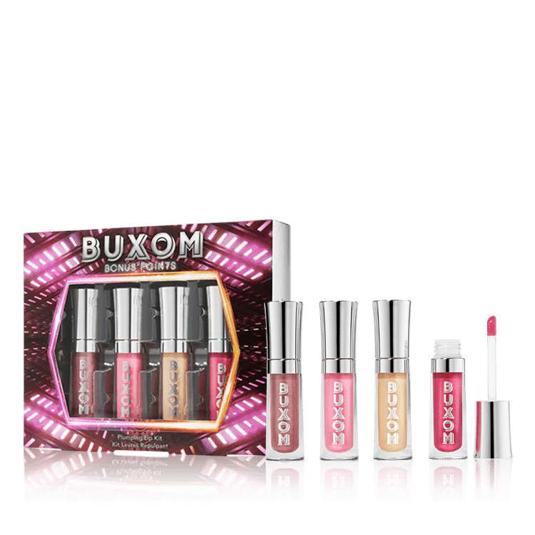 Buxom Bonus Point Plumping Lip Kit - 4 Pcs