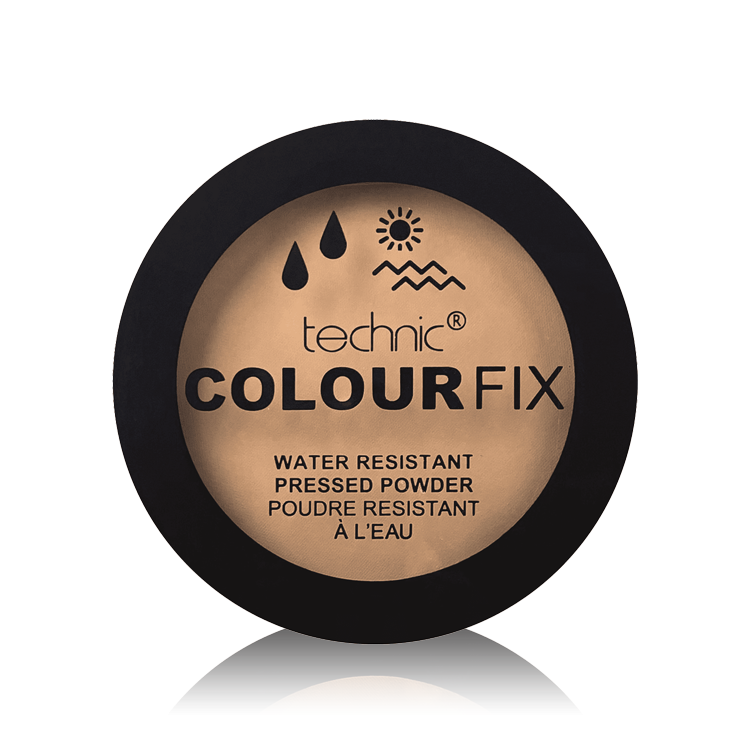 Technic Colour Fix Water Resistant Pressed Powder -Pecan