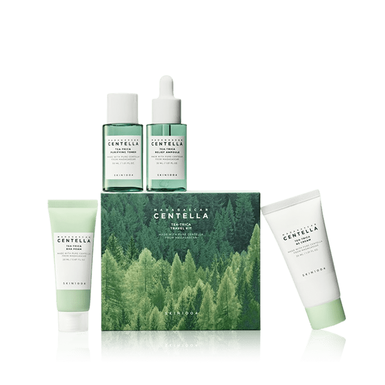 Skin 1004 Madagascar Centella Tea-Trica Travel Kit - 4 Pcs