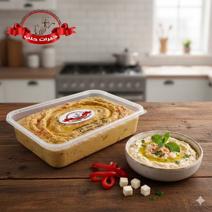لبنة بالجبنة والفليفلة -  / 250/جم تقريبا