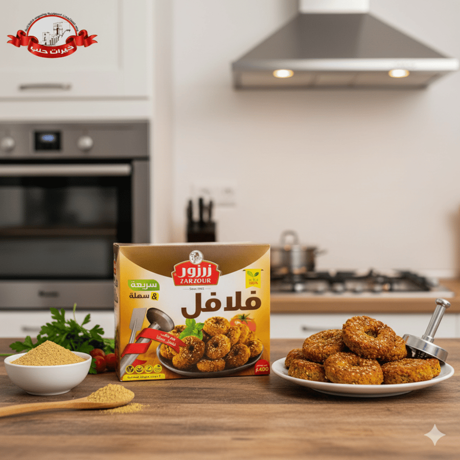 خلطة فلافل زرزور - 400 غرام مع  قالب