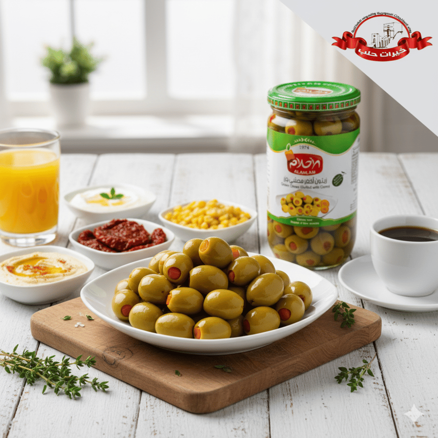 Green olives stuffed with carrots – Alhulam 700 grams