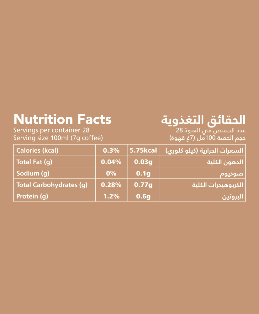 بن العميد – قهوة تركية فاتح مع هيل – 250 غرام