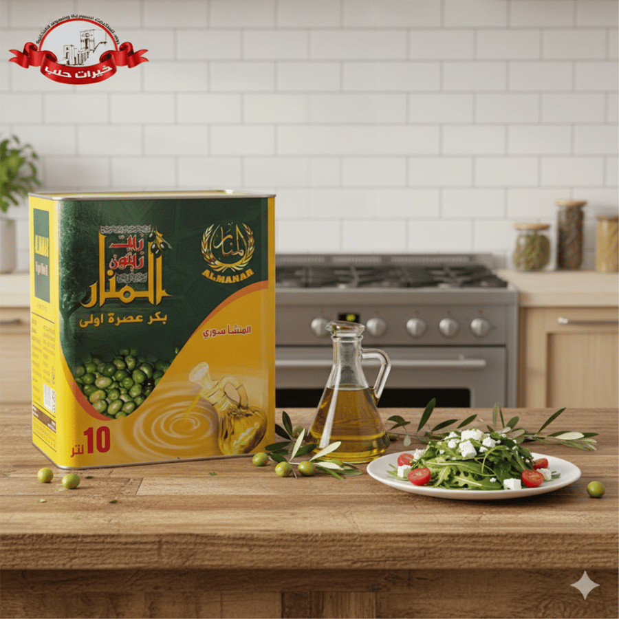زيت زيتون سوري بكر المنار - 10 لتر
