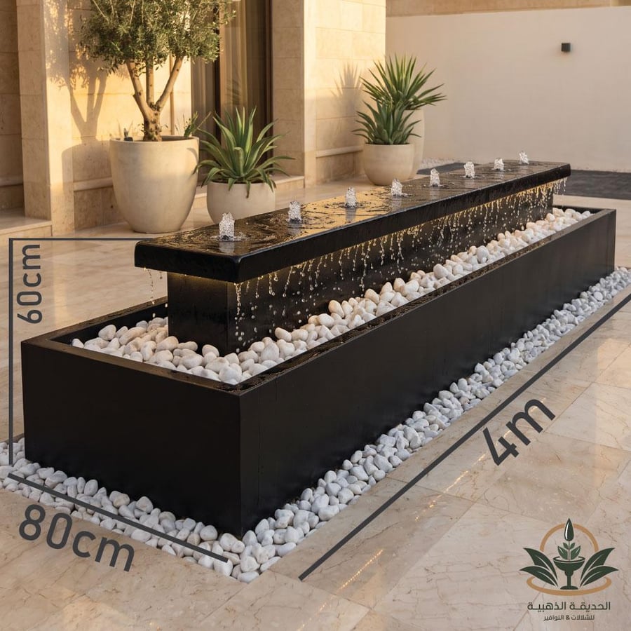 Fiber fountain 4m