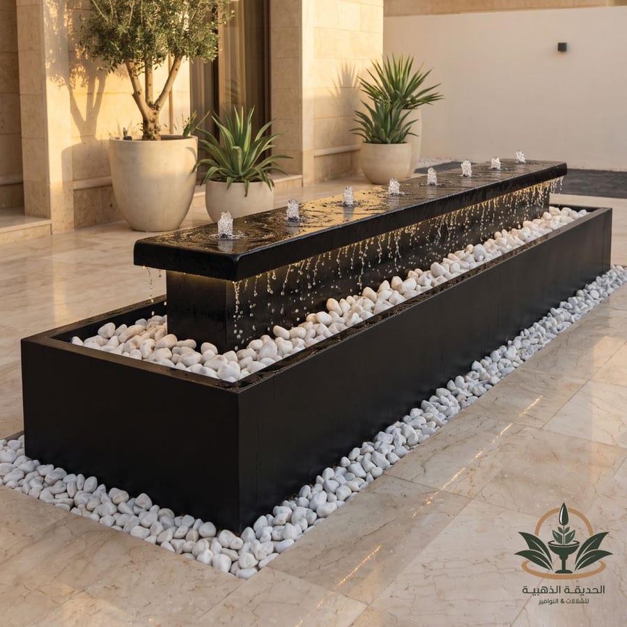 Fiber fountain 4m