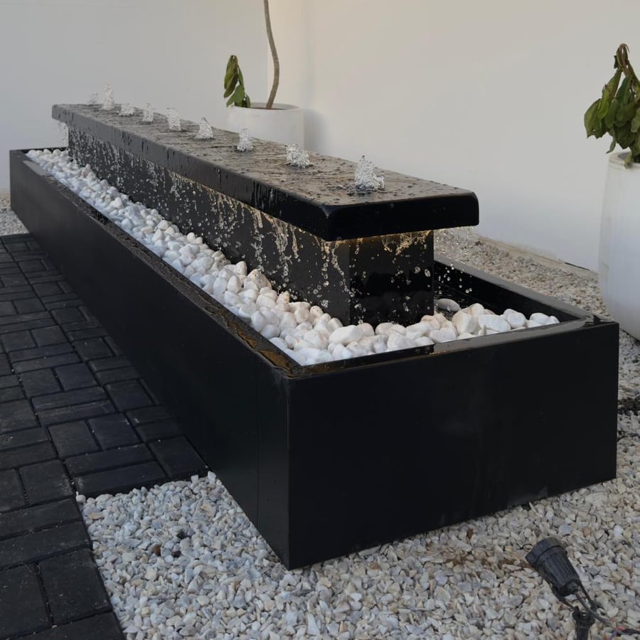 Fiber fountain 4m