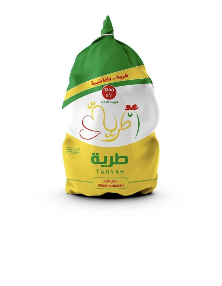 دجاج طرية مقاس 1200 جرام