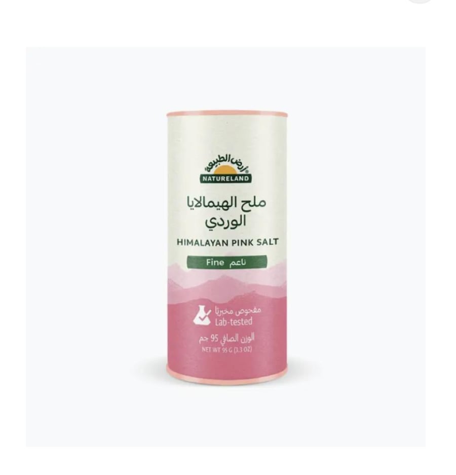 ملح الهملايا الوردي ناعم