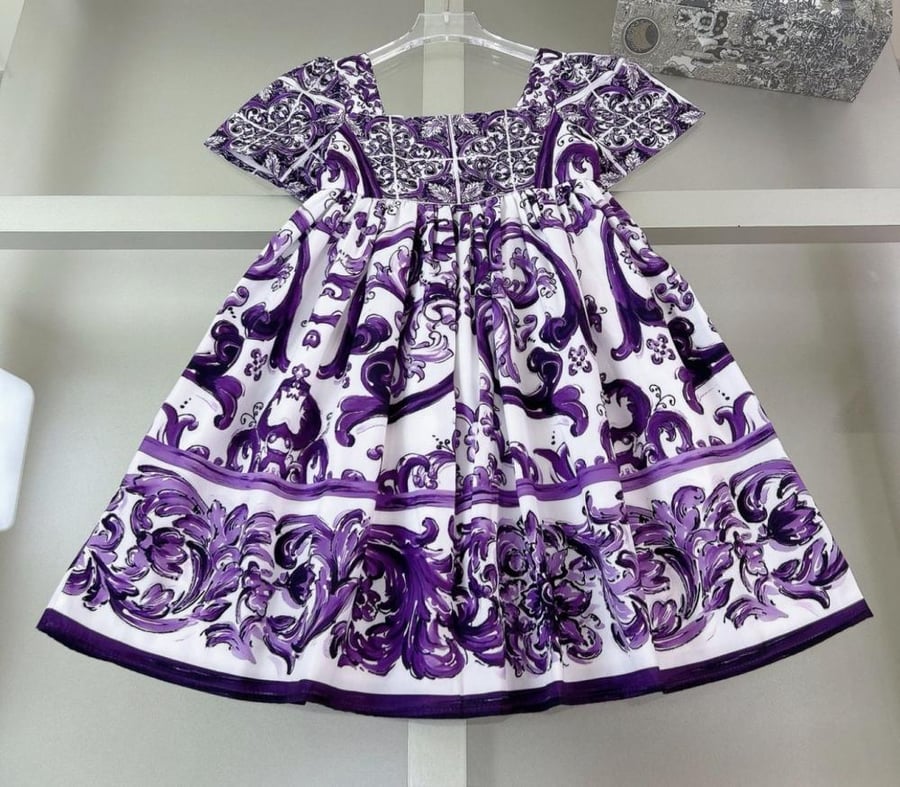 فستان D&G بنفسجي