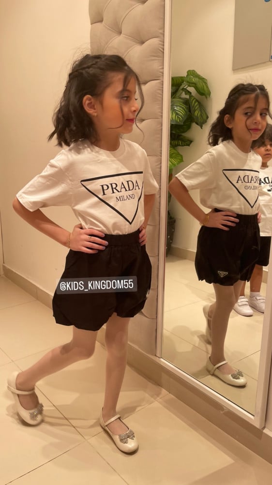 Prada girls' set two pieces