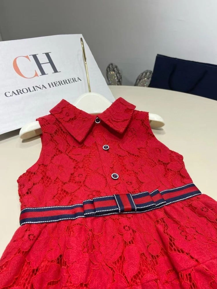 فستان ch دانتيل