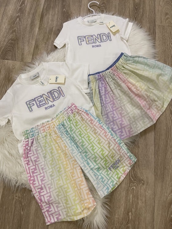 Fendi boys' suit in bright colors