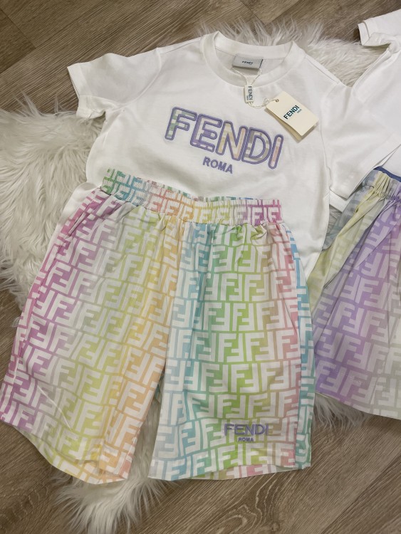 Fendi boys' suit in bright colors