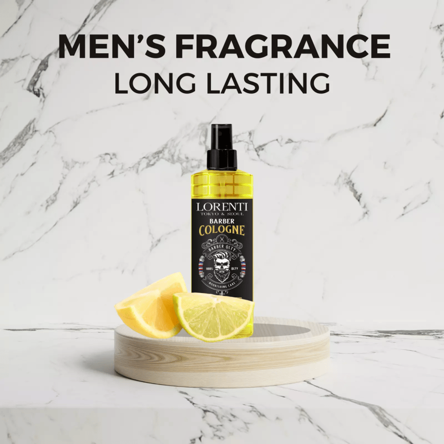LORENTI BARBER COLOGEN LEMON 400 ML افتر شيف حار