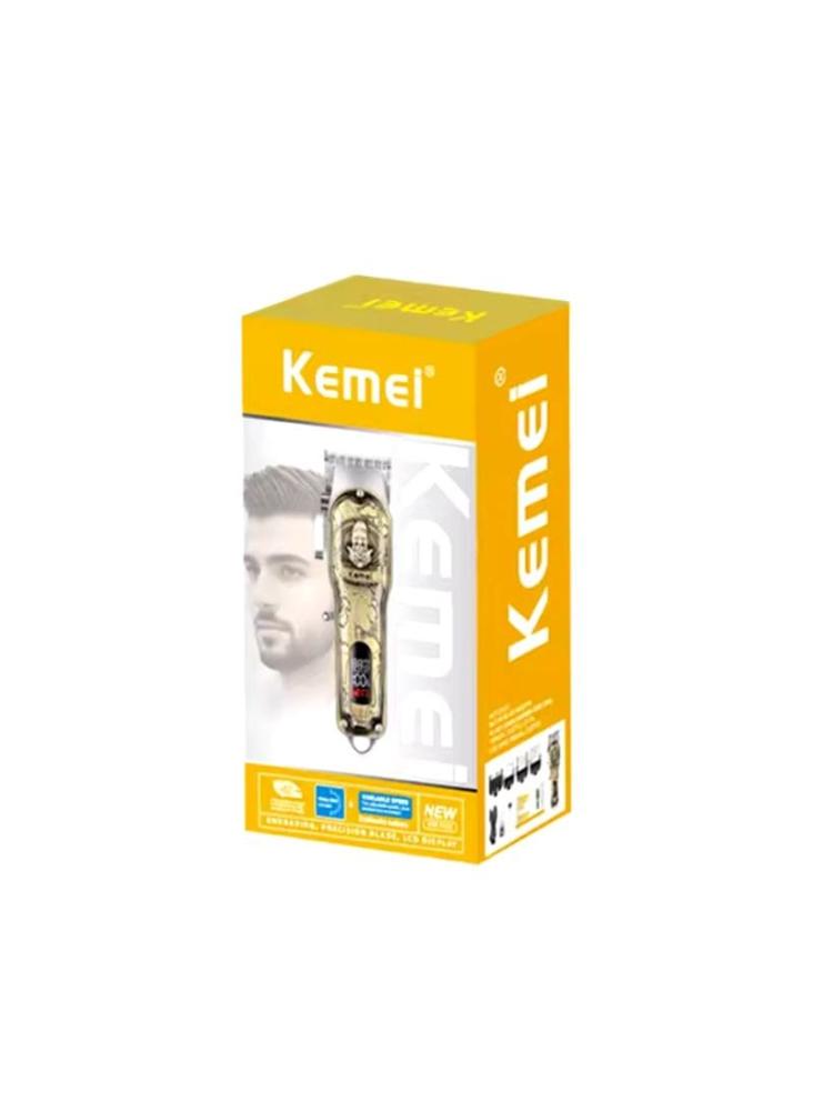 Kemei KM-2380 – ماكينة حلاقة رجالية احترافية، شحن USB وتصميم عملي متعدد الاستخدام