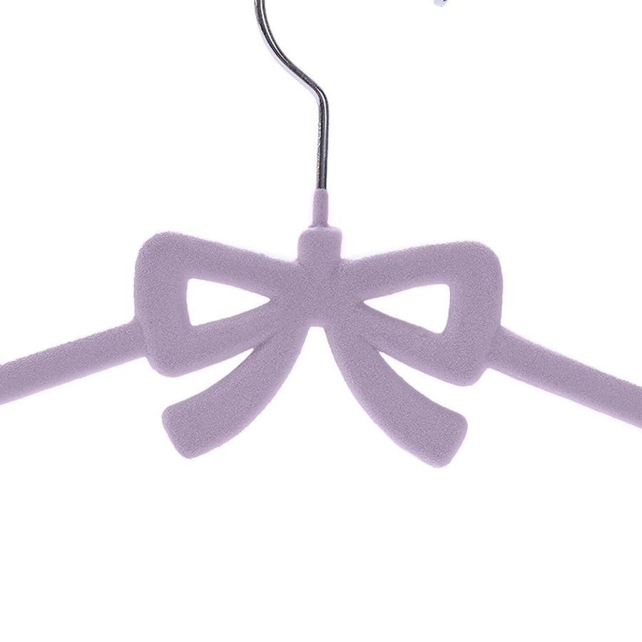 Clothing hangers made of velvet material, non-slip, space-saving - taupe light