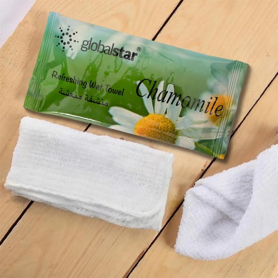 Global Star Chamomile Refreshing Wet Towel