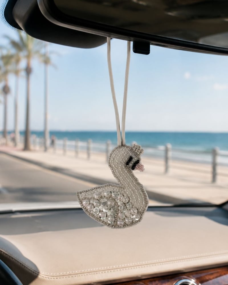 Swan Grace Car Accessory