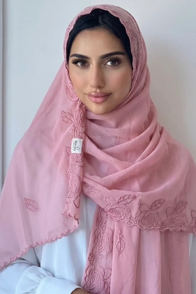 Pink Rose Hijab