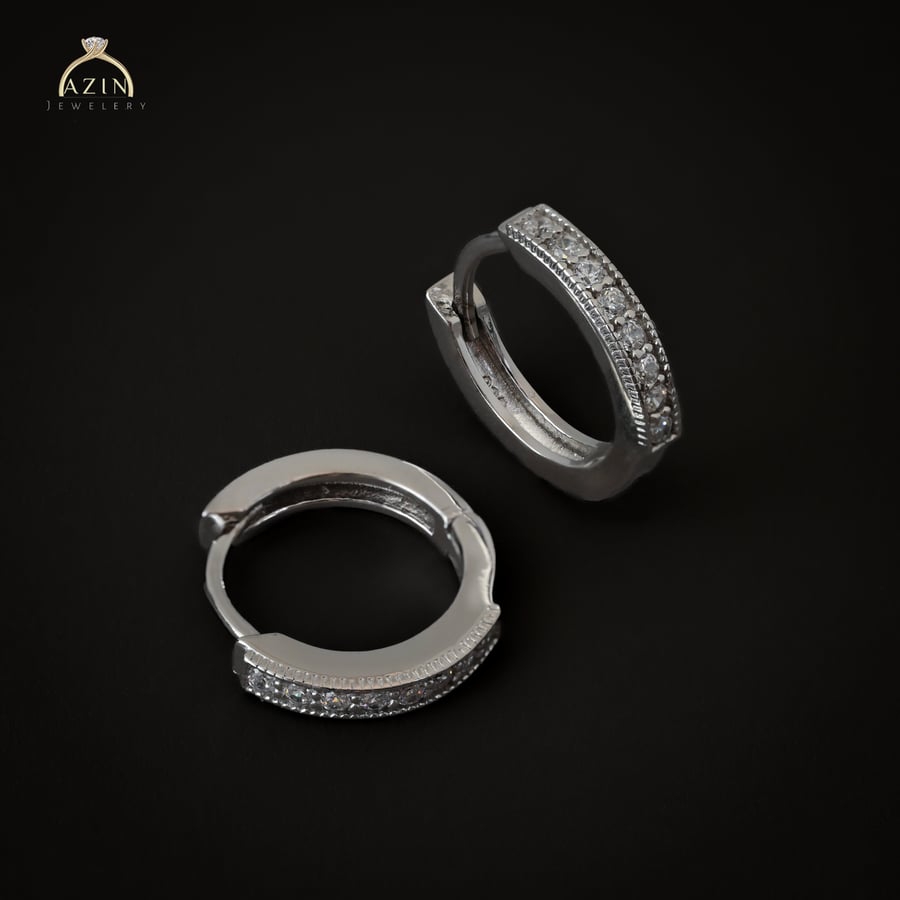 حلق هوب 10mm | فضة عيار 925