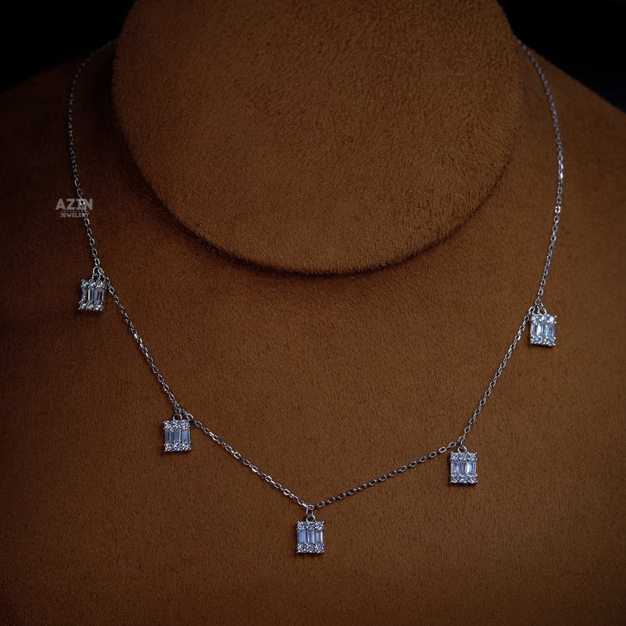 Fine choker necklace, 925 sterling silver