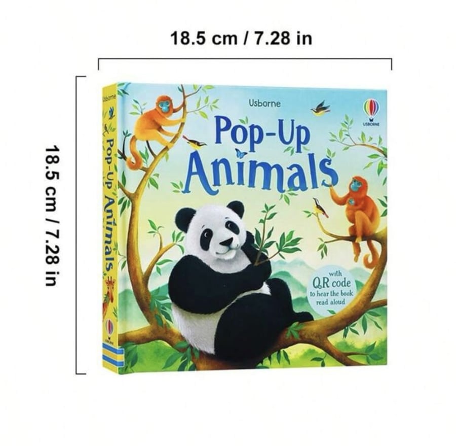 كتب الصور الورقيه 3d نشاط من الكرتون ، كتاب القصص الإنجليزية، العاب مونتيسوري للأطفال مناسب من 3 - 12 سنه