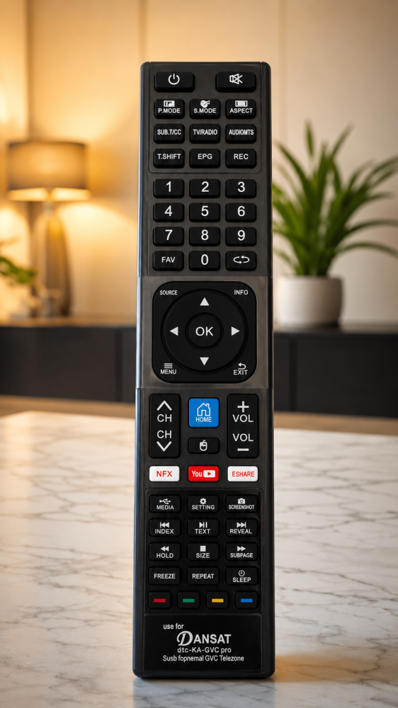 ريموت شاشات دانسات الذكية (DANSAT Smart TV)