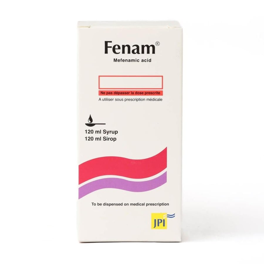 Fenam, Mefenamic Acid, Syrup - 120 ml