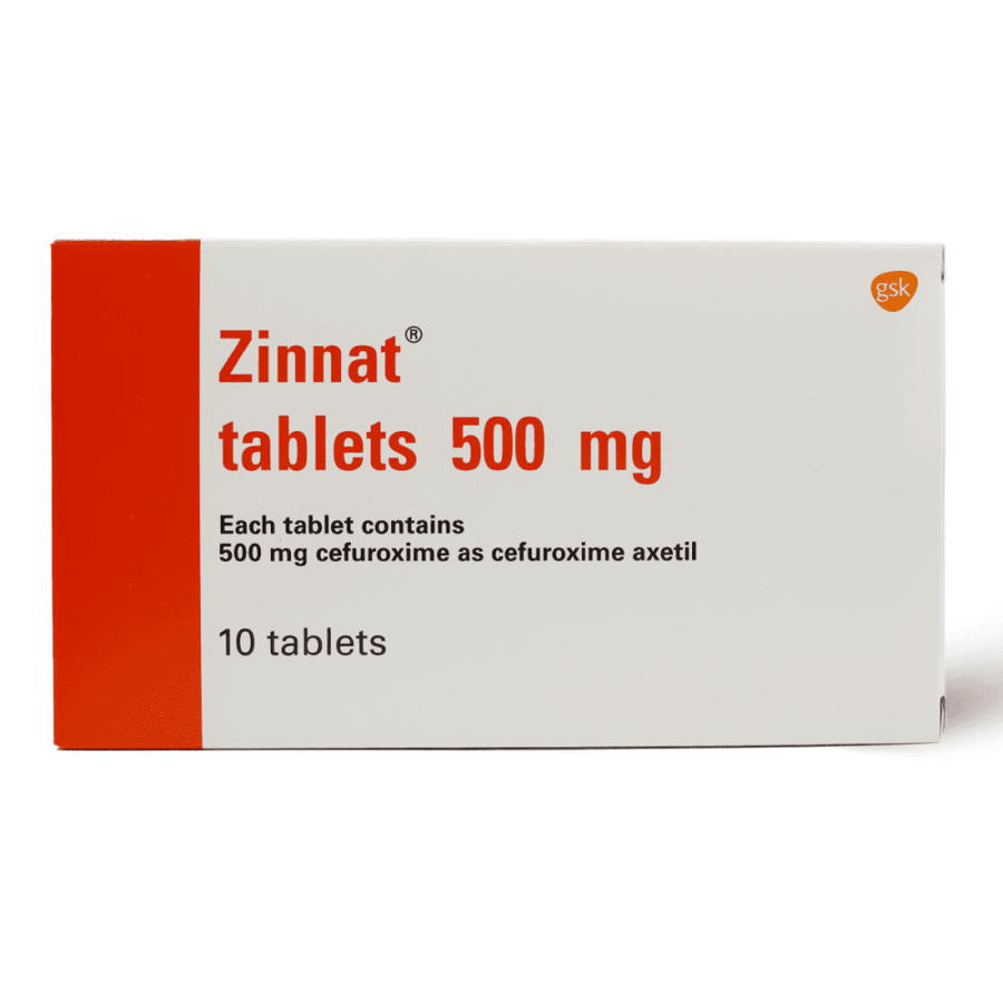 زينات 500 ملغ، مضاد حيوي - 10 أقراص