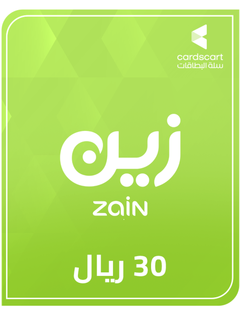 شحن زين 30 ريال