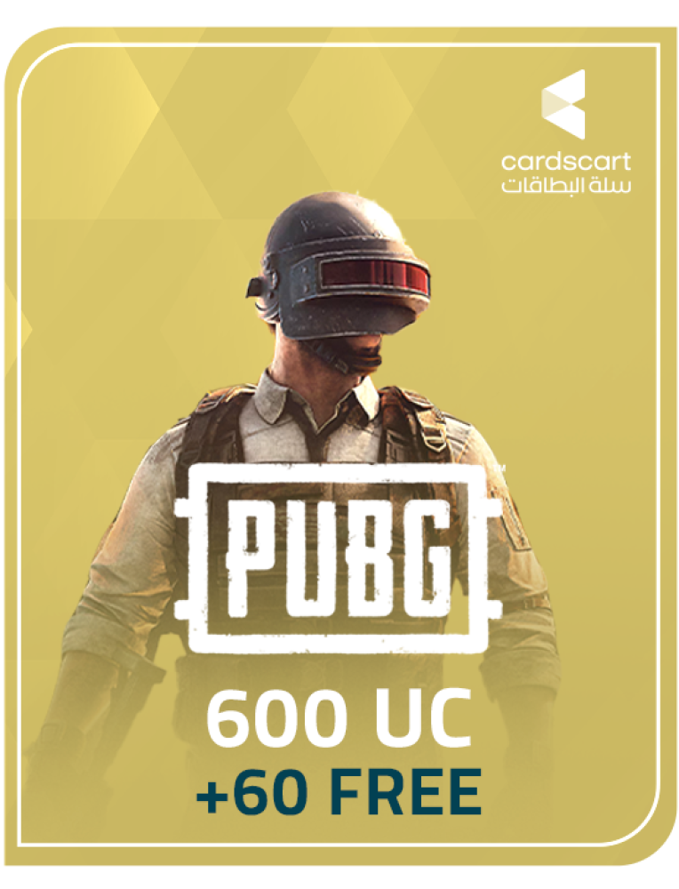 PUBG UC $9.99 / 600+60 FREE