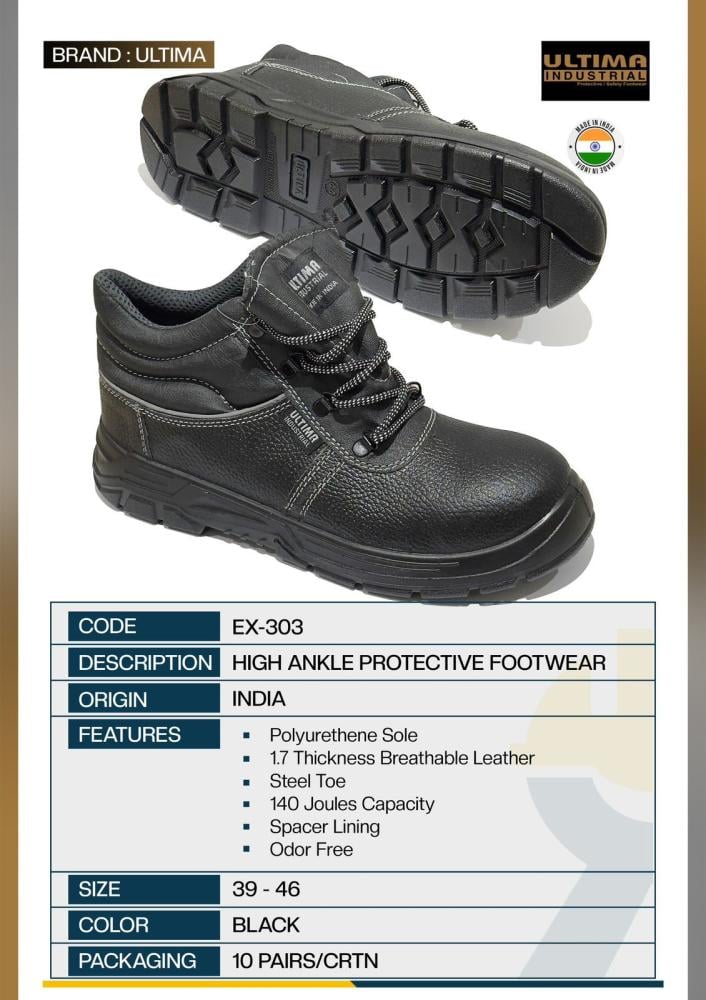 Safety Shoes Ultima High Cut - Made In India