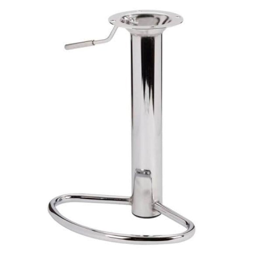 Red fabric bar stool with silver steel hydraulic base GWD1187