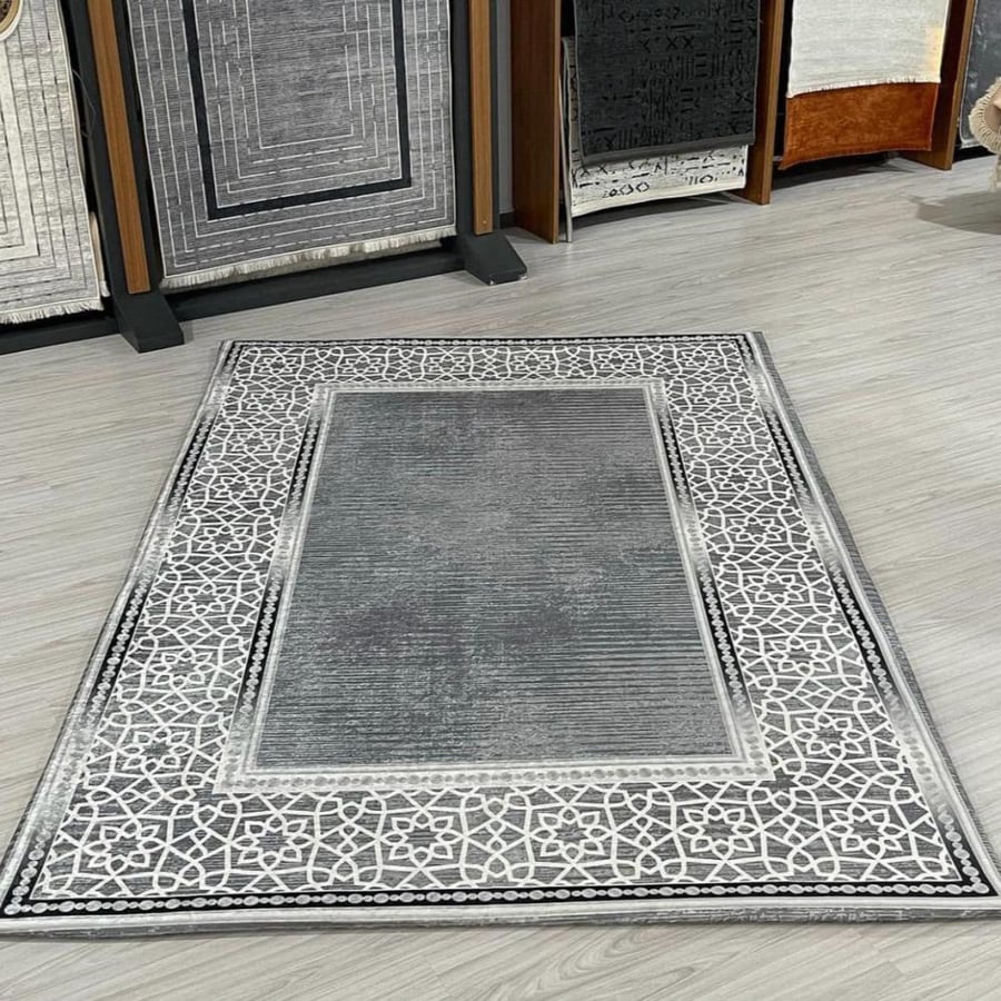 غطاء السجاد المخملي المصمم بنقشة كلاسيكية ZEN0057