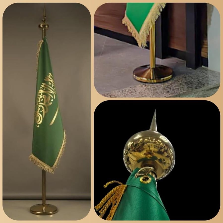 Saria without internal knowledge, large golden top, ball head, and arrow, size 2m, HS133